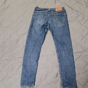 Levi's Skinny Blue Jeans with Classic Indigo Hue